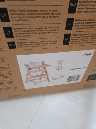 Trona evolutiva Hauck beta + madera