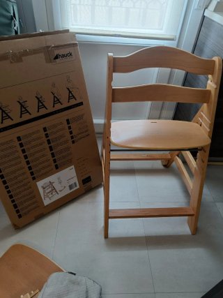 Trona evolutiva Hauck beta + madera