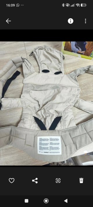 Mochila Portabebés Manduca