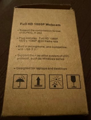 Webcam Full HD 1080p con Micrófono USB