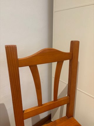 Sillas de madera de pino