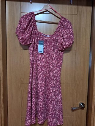 Vestido floral Primark talla L