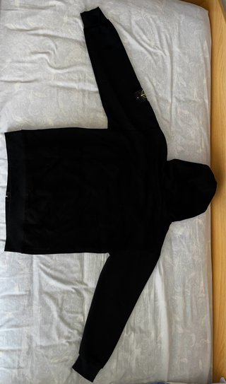 Chaqueta Stone Island Negra con Cremallera