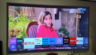 Smart TV Samsung LED 40 Curvo. Marco Blanco.
