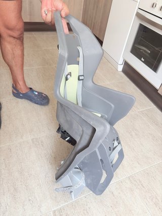 Silla bici niño para bici con transportín