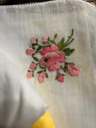 Fazzoletti ricamati floreali