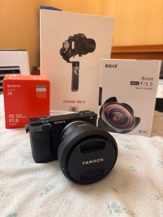 Pack Foto y Video Sony, Meike, Tamron