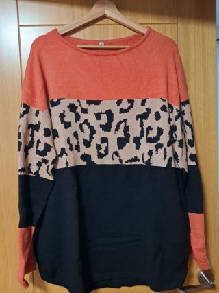 Jersey Shein Tricolor Animal Print Talla XL