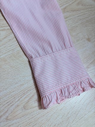 Camicia righe rosa Tommy Hilfiger