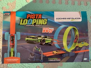 Pista Looping Track Coches Metálicos