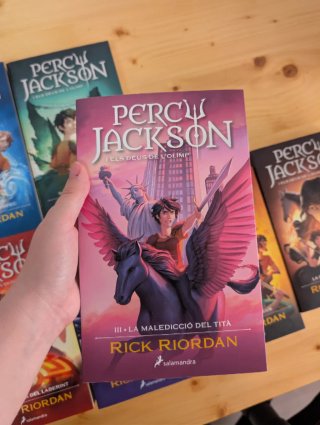 Colección libros de Percy Jackson en catalán