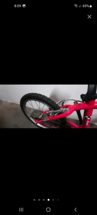 Bicicleta Orbea Infantil Rosa 20 pulgadas.