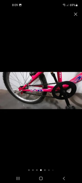 Bicicleta Orbea Infantil Rosa 20 pulgadas.