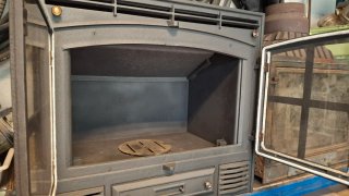 Insertable de leña  hierro fundido para chimenea