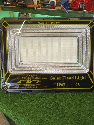 Faro LED Solare 2000W A.M.C. + Pannello