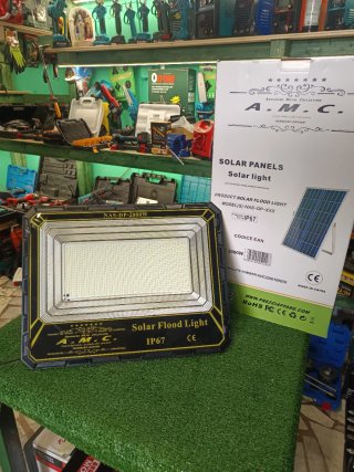 Faro LED Solare 2000W A.M.C. + Pannello