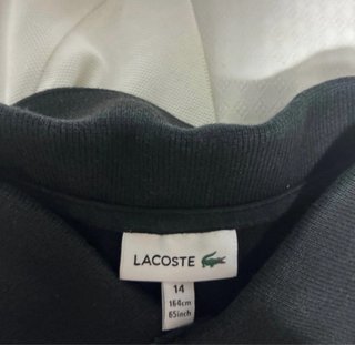 Polo Lacoste Negro Talla XS