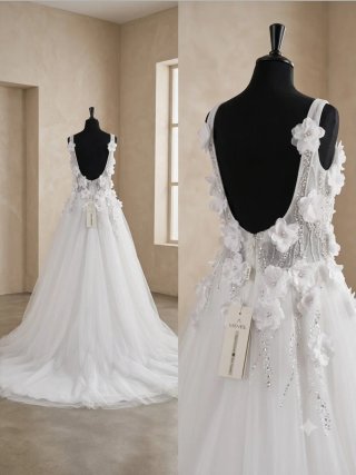 Vestido de novia nuevo con etiqueta