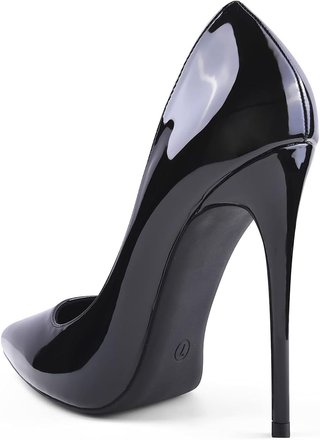 Zapatos de Tacón Zhabtuc 12 CM Mujer Negro