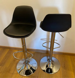 Taburetes de Cocina Negros (2 unidades)