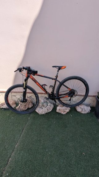 Bicicleta Montaña KTM Naranja/Negra