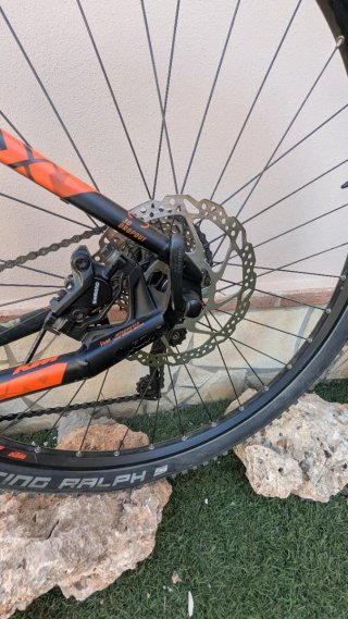 Bicicleta Montaña KTM Naranja/Negra