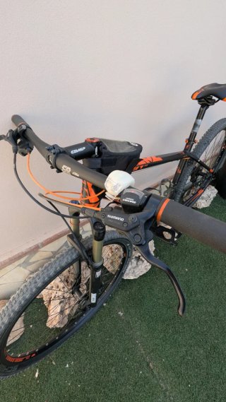 Bicicleta Montaña KTM Naranja/Negra