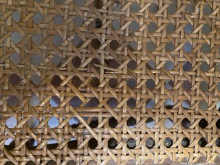 5 Sillas de Madera y Rattan Estilo Windsor