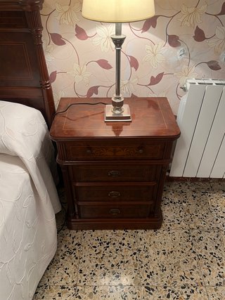 Pack 2 mesitas clásicas madera maciza
