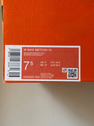 Nike Metcon 10 Triple Black Anthracite [38.5]