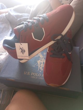 Zapatillas Deportivas U.S. Polo Assn. Rojas tall46