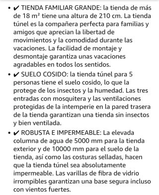 Tienda de campaña Skandika Gotland 5 Como nueva