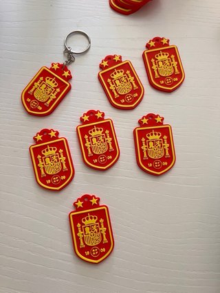 Llavero Escudo España dos estrellas