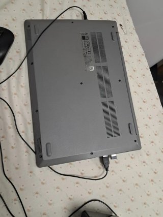 Lenovo Laptop Plata y Negro 15,6 "