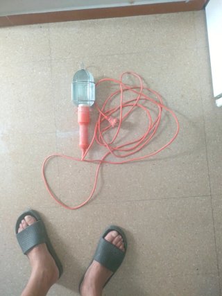 Porta lámparas con cable y enchufe