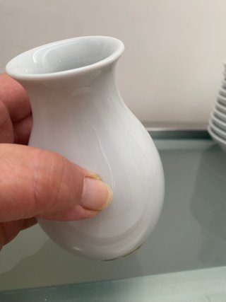 Jarro Vista Alegre em Porcelana Branca