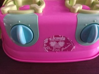 Juego Cocinita Infantil Rosa y Verde para la playa