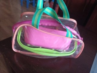 Juego Cocinita Infantil Rosa y Verde para la playa