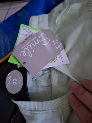 Vestito in felpa bimba nuovo 92
