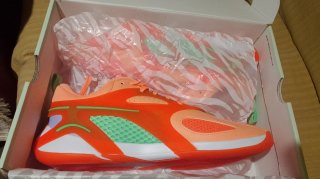 Zapatillas Jordan Talla 47 Naranja y Rosa
