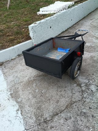 Carro de mano metálico