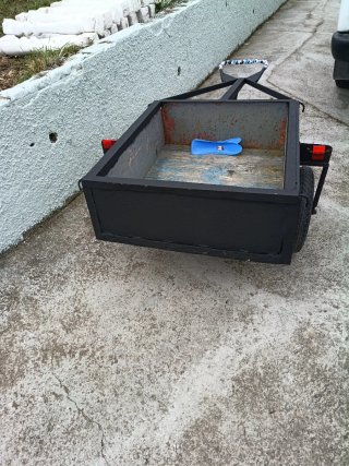Carro de mano metálico