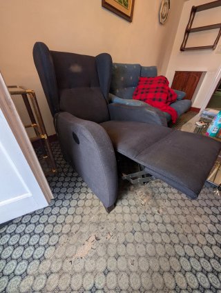 GRATIS Sillón Eléctrico Azul Marino