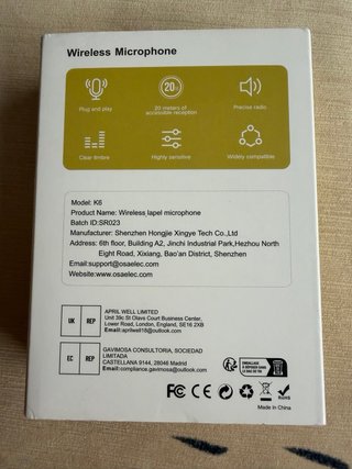 Micrófono Inalámbrico Doble OSA para iPhone