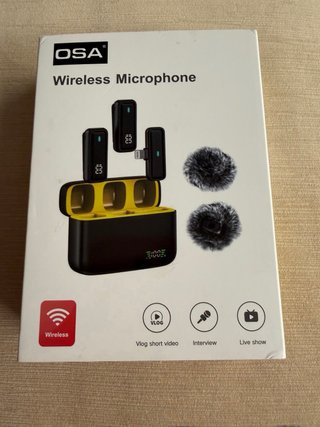 Micrófono Inalámbrico Doble OSA para iPhone