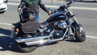 Suzuki Intruder M800 Negra y Cromada