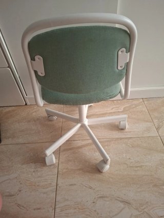 Silla Escritorio Infantil Ikea Verde/Blanco