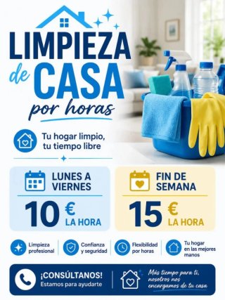 Limpieza de casas por horas