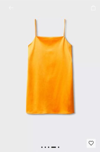 Vestito giallo con spalline sottili