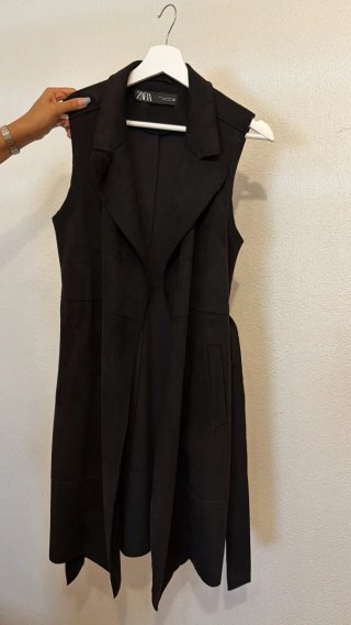 Chaleco Zara Negro Talla M